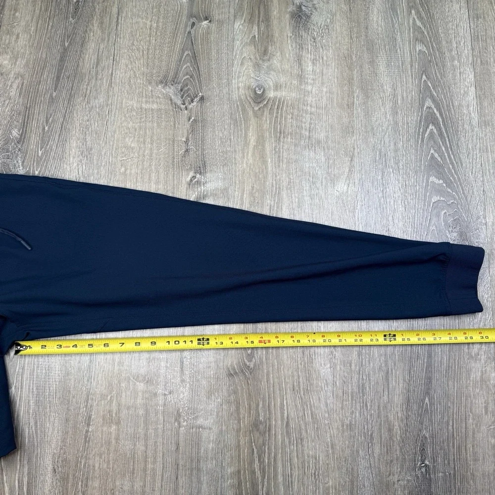 Birddogs Performance Gym Drawstring Boomstick Jogger Pants Size Large Navy Lined